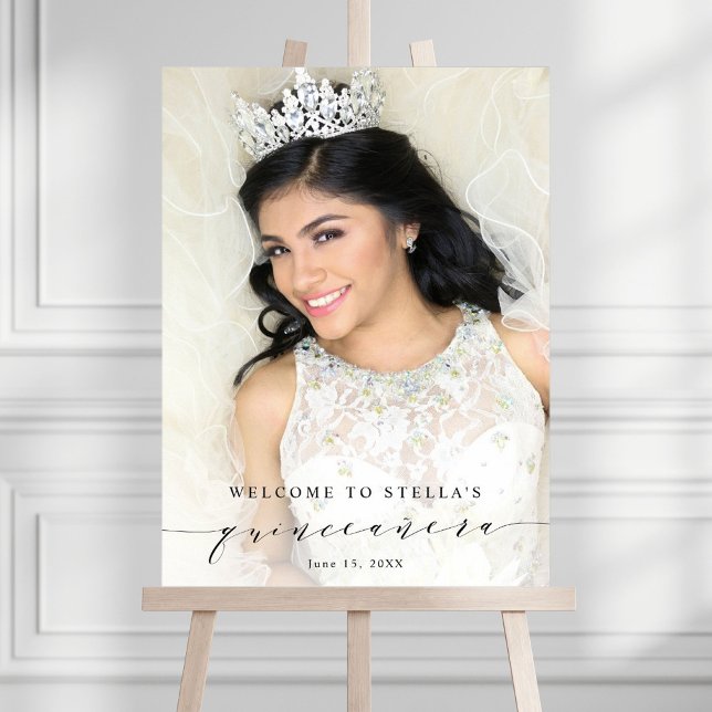 Póster Elegante y sencillo Rótulo fotográfico de bienveni (Subido por el creador)
