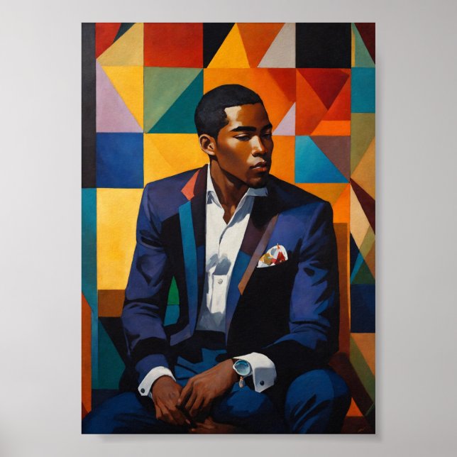 Póster Elegante y sofisticado Renacimiento de Harlem (Frente)