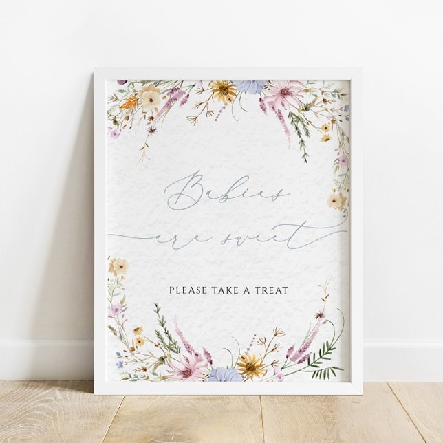 Póster Elegantes bebés de flores silvestres son Rótulo du (Subido por el creador)