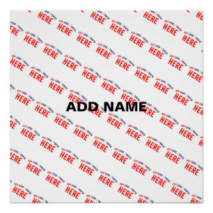 PÓSTER ELEGANTES PERSONALIZABLES BLANCOS MODERNOS VERIFIC