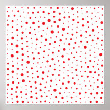 Elegantes puntos modernos de polka -rojo- Personal
