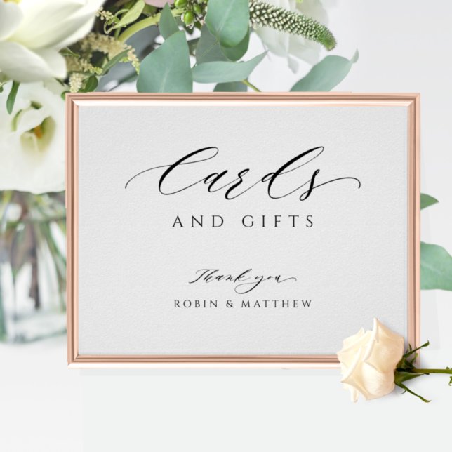 Póster Elegantes tarjetas de guiones y Rótulo Boda de reg (Subido por el creador)