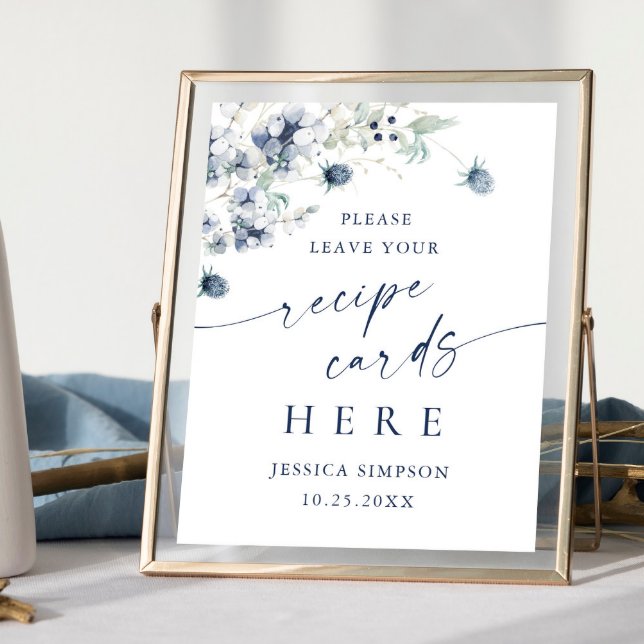 Póster Elegantes Tarjetas De Receta De Foliage De Inviern (Subido por el creador)