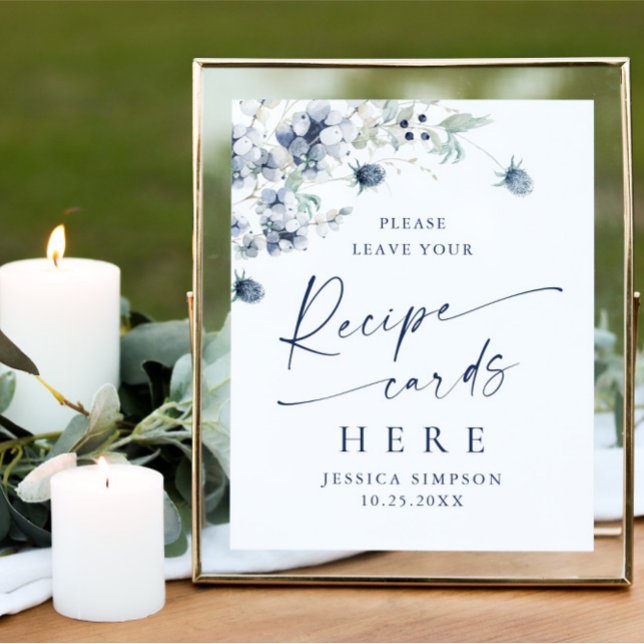 Póster Elegantes Tarjetas De Receta De Foliage De Inviern (Subido por el creador)