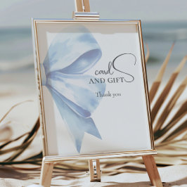 Póster Elegantes Tarjetas Y Regalos De Baby Shower Dusty 