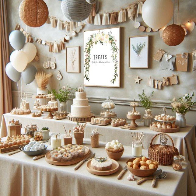 Póster Elegantes Tratamientos Mesa Rosa Bebé Sprinkle Duc (Subido por el creador)