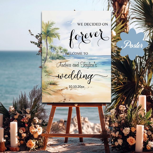 Póster Elegimos Forever Elegant Bienvenida de Boda (Subido por el creador)
