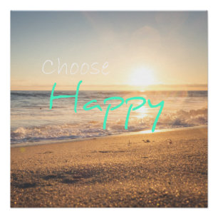 poster "Elegir feliz"