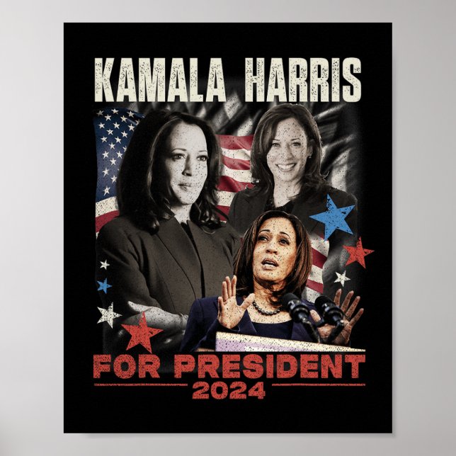 Póster Elegir la libertad Kamala Harris 1 (Frente)
