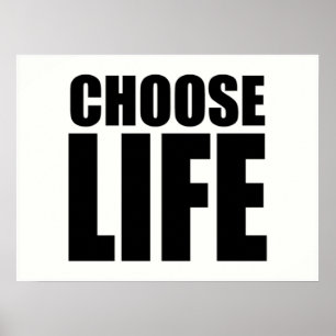 Póster Elegir la vida