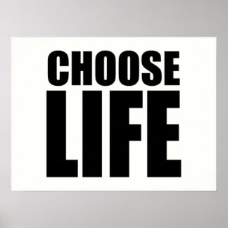 Póster Elegir la vida