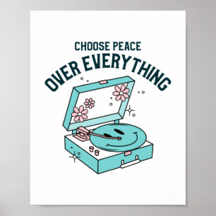 Póster Elegir paz sobre todo