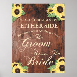 Póster Elegir un asiento no un Poster lateral