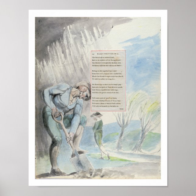 Póster 'Elegy written in a Counrty Church-Yard', design 1 (Frente)