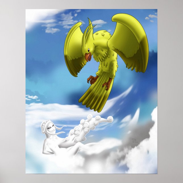 Póster Elemento Aéreo y Pájaro (Frente)