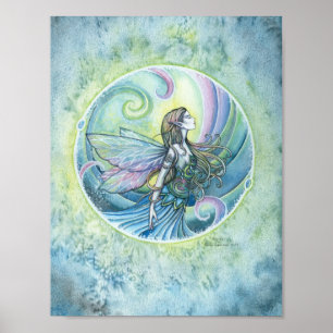 Póster Elemento de agua Poster de hadas por Molly Harriso