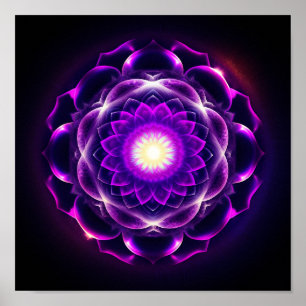 Póster Elemento de reflexión : La Sahasrara / la Chakra d