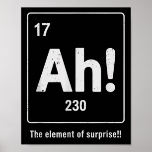 Póster Elemento Gracioso De Sorpresa