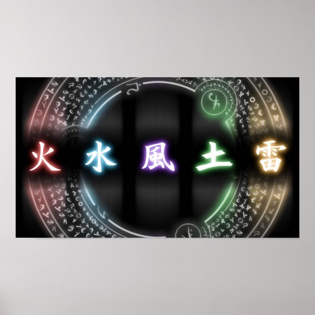 Póster Elementos (Frente)