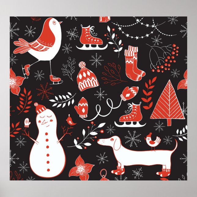 Póster Elementos De Invierno: Mano Corta. (Frente)