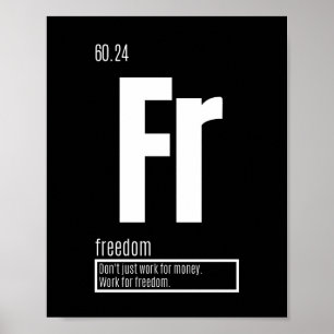 Póster Elementos fundamentales del éxito - Libertad
