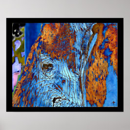 Póster Elephant Eye Original Photo Digital Art