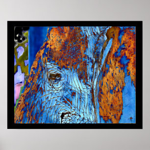 Póster Elephant Eye Original Photo Digital Art