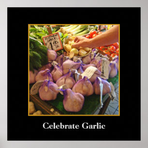 Póster Elephant Garlic - Mercado Seattle