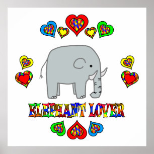 Póster Elephant Lover