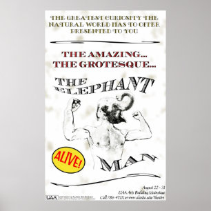 Póster Elephant Man
