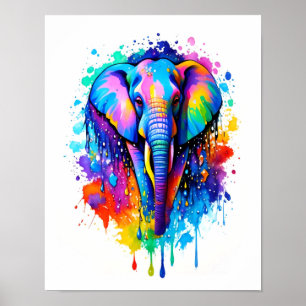 Póster Elephant Nursery Poster