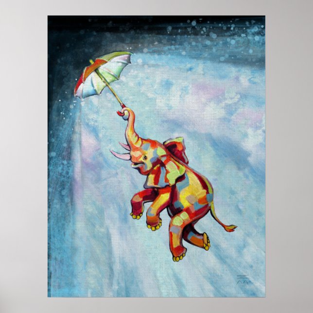 Póster Elephant Umbrella (diseño actualizado) (Frente)