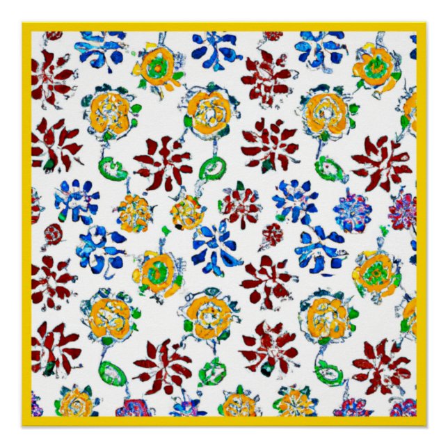 Póster Eleva tu estilo con nuestros patrones de diseño (Anverso)