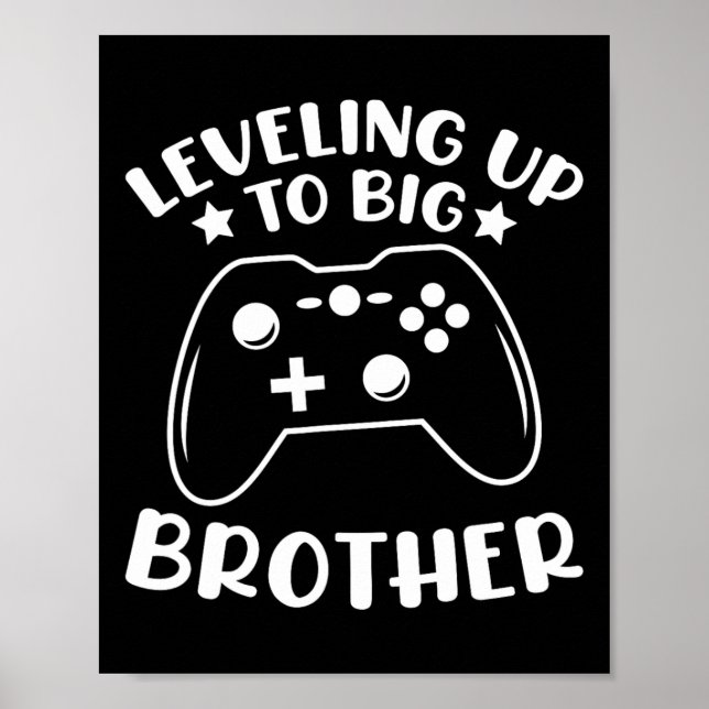 Póster Elevación al controlador de videojuegos de Big Bro (Frente)