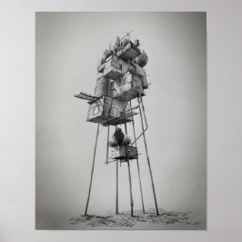 Póster Elevación de los futuros inciertos