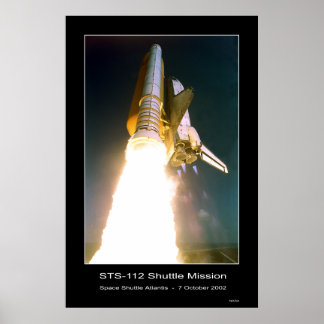 Póster Elevación del transbordador espacial Atlantis - 7