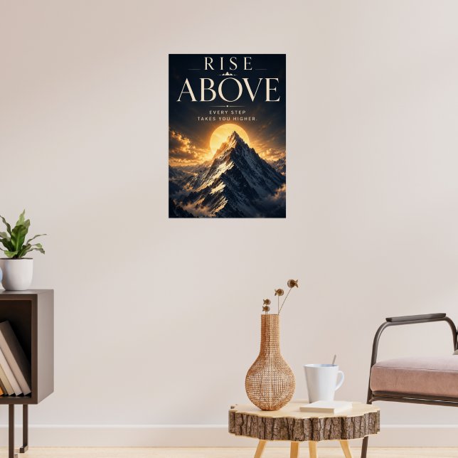 Póster Elevarse Inspiracional Motivacional (Salón 3)