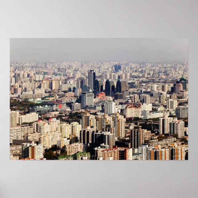 Póster Elevated Beijing Cityscape (Frente)