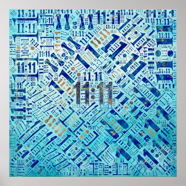 Póster Eleven Eleven Patrón De Numerología #1 (Frente)