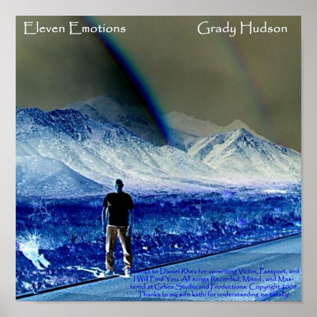 Póster Eleven Emotions Grady Hudson Album Cover Poster (Frente)