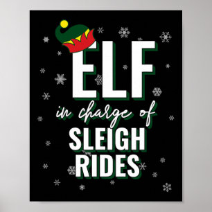 Póster Elf A Cargo De Mamáes De Navidades De Vacaciones D