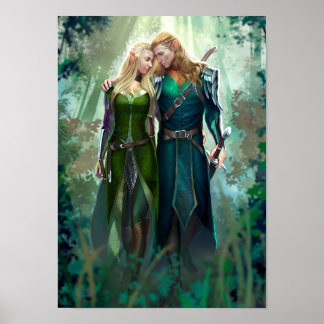 Póster Elf Couple (Frente)