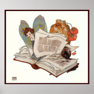 Póster "Elf exquisito" por Edmund Dulac - Imprimir