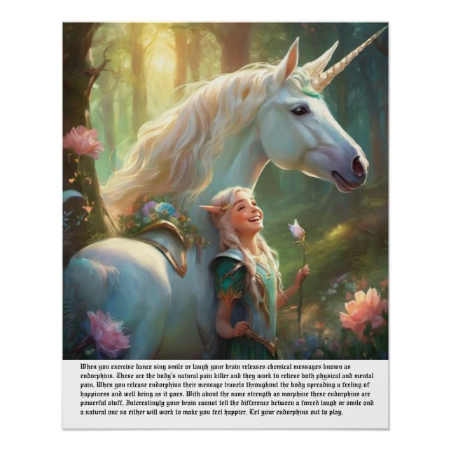 Póster Elf Laughter (Anverso)