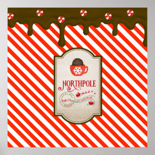 Póster Elf Made, Navidades divertidos de North Pole Santa