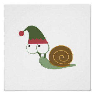 Póster Elf, Navidades de caracol