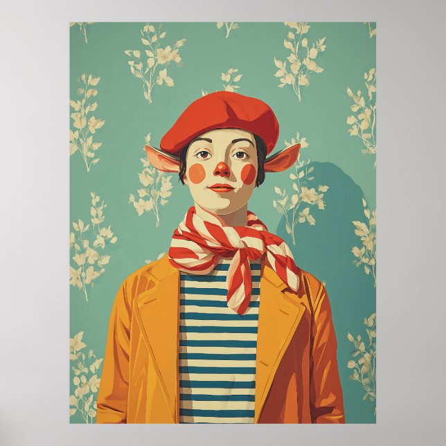 Póster Elf Navidades Retro caprichosos (Frente)