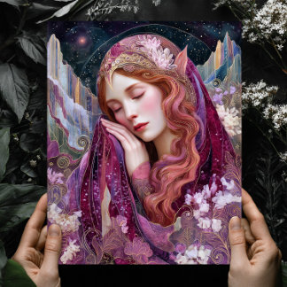 Póster Elf Queen Goddess Celestial Fantasy Wall Art Print