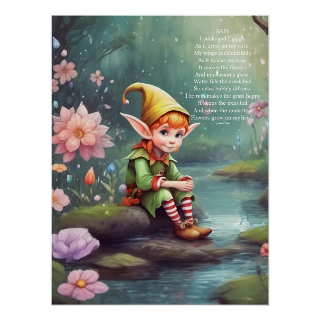 Póster Elf Rain (Anverso)