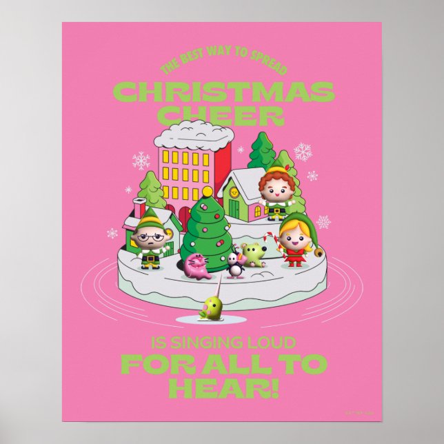 Póster Elf the Movie | La mejor manera de difundir Navida (Frente)